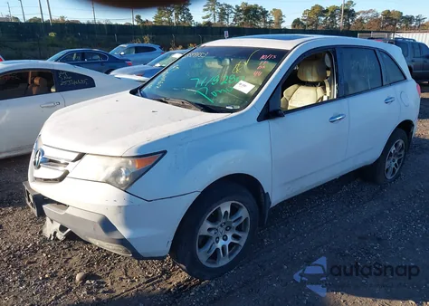 2009 Acura Mdx Technology Package z USA, uszkodzony, nr VIN 2HNYD28659H532052